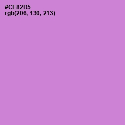 #CE82D5 - Light Wisteria Color Image