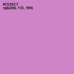 #CE85C7 - Shocking Color Image