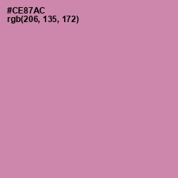 #CE87AC - Viola Color Image