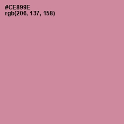 #CE899E - Puce Color Image