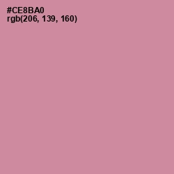 #CE8BA0 - Viola Color Image