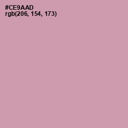 #CE9AAD - Careys Pink Color Image