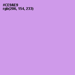#CE9AE9 - Light Wisteria Color Image