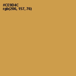#CE9D4C - Tussock Color Image