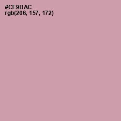 #CE9DAC - Careys Pink Color Image