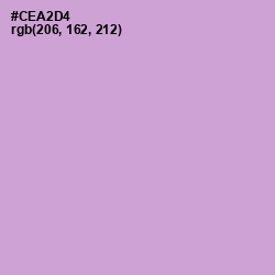 #CEA2D4 - Light Wisteria Color Image