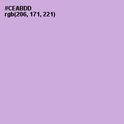 #CEABDD - Light Wisteria Color Image