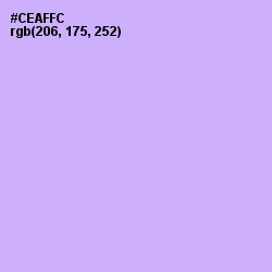 #CEAFFC - Perfume Color Image