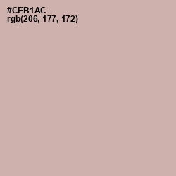 #CEB1AC - Bison Hide Color Image