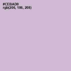 #CEBAD0 - Thistle Color Image