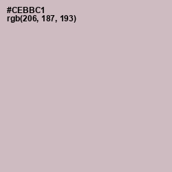 #CEBBC1 - Pale Slate Color Image