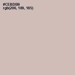 #CEBDB9 - Cold Turkey Color Image