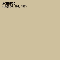 #CEBF9D - Rodeo Dust Color Image