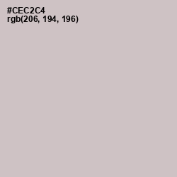 #CEC2C4 - Pumice Color Image