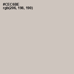 #CEC6BE - Silver Rust Color Image