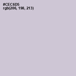 #CEC6D5 - Ghost Color Image