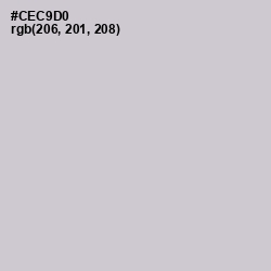 #CEC9D0 - Ghost Color Image