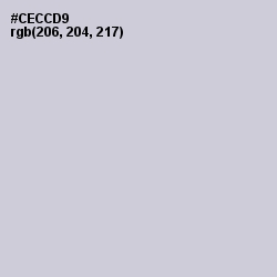 #CECCD9 - Ghost Color Image
