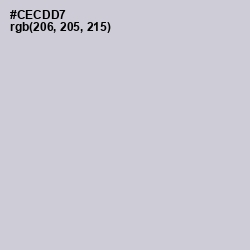 #CECDD7 - Ghost Color Image
