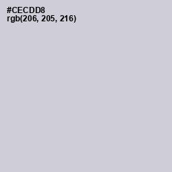 #CECDD8 - Ghost Color Image