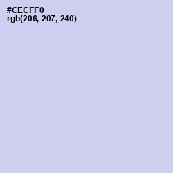 #CECFF0 - Periwinkle Color Image