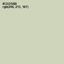 #CED5BB - Green Mist Color Image