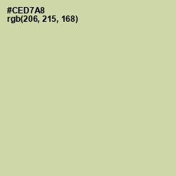 #CED7A8 - Green Mist Color Image