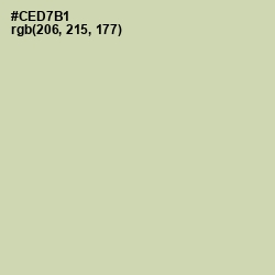 #CED7B1 - Green Mist Color Image