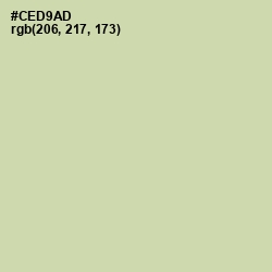 #CED9AD - Green Mist Color Image