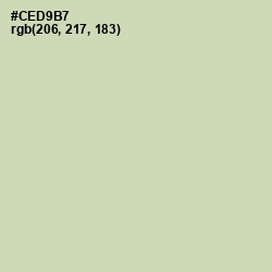 #CED9B7 - Green Mist Color Image