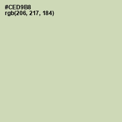 #CED9B8 - Green Mist Color Image