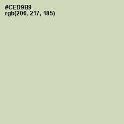 #CED9B9 - Green Mist Color Image