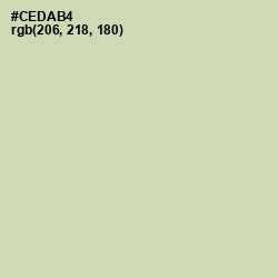 #CEDAB4 - Green Mist Color Image