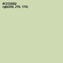 #CEDBB2 - Green Mist Color Image