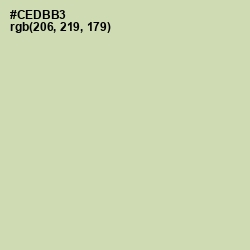 #CEDBB3 - Green Mist Color Image