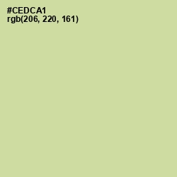 #CEDCA1 - Green Mist Color Image