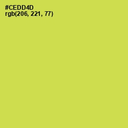 #CEDD4D - Wattle Color Image