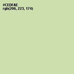 #CEDFAE - Green Mist Color Image