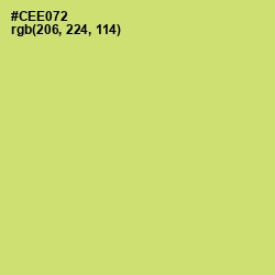 #CEE072 - Yellow Green Color Image