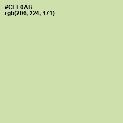 #CEE0AB - Caper Color Image