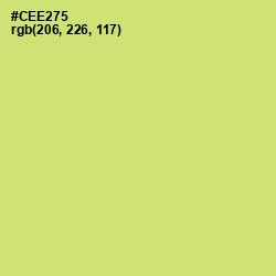 #CEE275 - Yellow Green Color Image