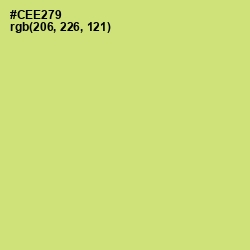 #CEE279 - Yellow Green Color Image