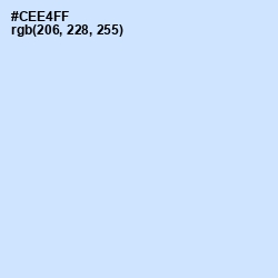 #CEE4FF - Hawkes Blue Color Image