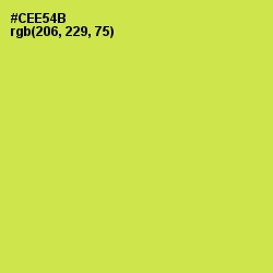#CEE54B - Wattle Color Image
