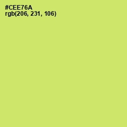 #CEE76A - Yellow Green Color Image