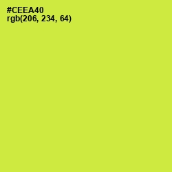 #CEEA40 - Wattle Color Image