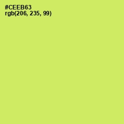 #CEEB63 - Yellow Green Color Image