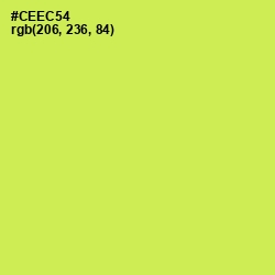 #CEEC54 - Wattle Color Image
