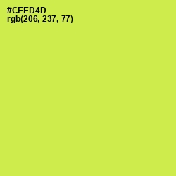 #CEED4D - Wattle Color Image