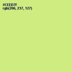 #CEED7F - Yellow Green Color Image